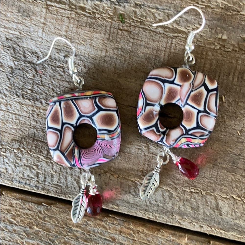 Whimsical Artisan Gemstone Earrings